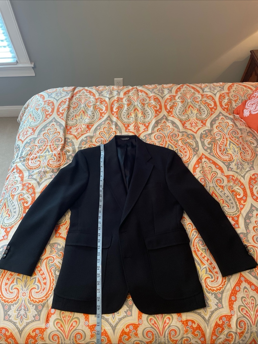 Botany 500 Barons Presidential Men’s Suit Jacket Size 40R Black